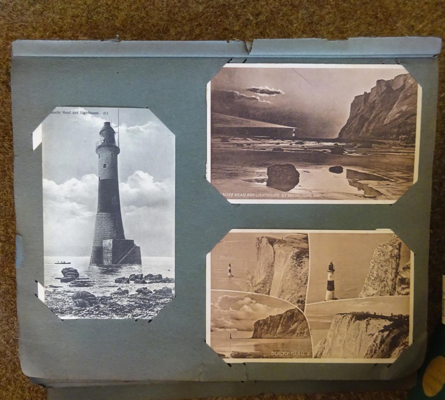 A large quantity of early to mid 20th Century postcards and cigarette cards, etc. Including: 2x - Image 2 of 2