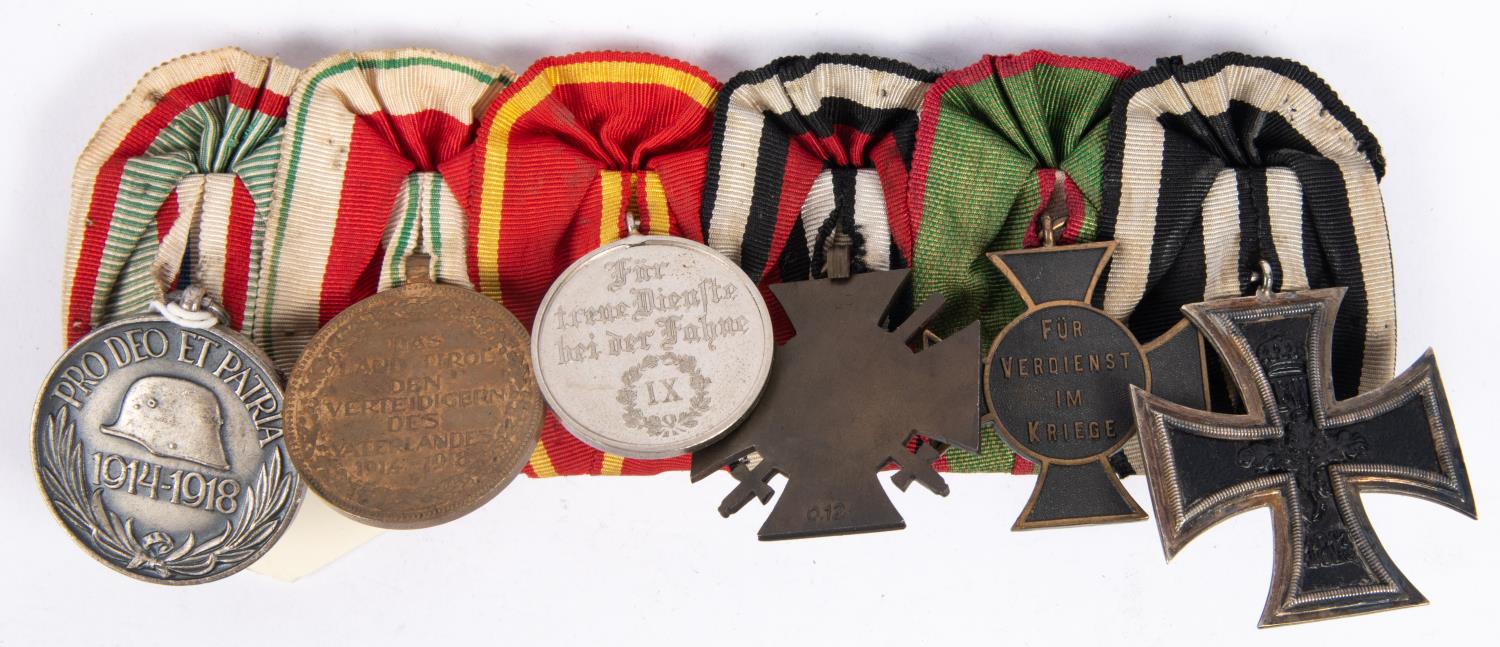 A group of six German medals: 1914 Iron Cross 2nd Class, Anhalt Friedrich Cross, 1914-18 Honour - Image 2 of 2