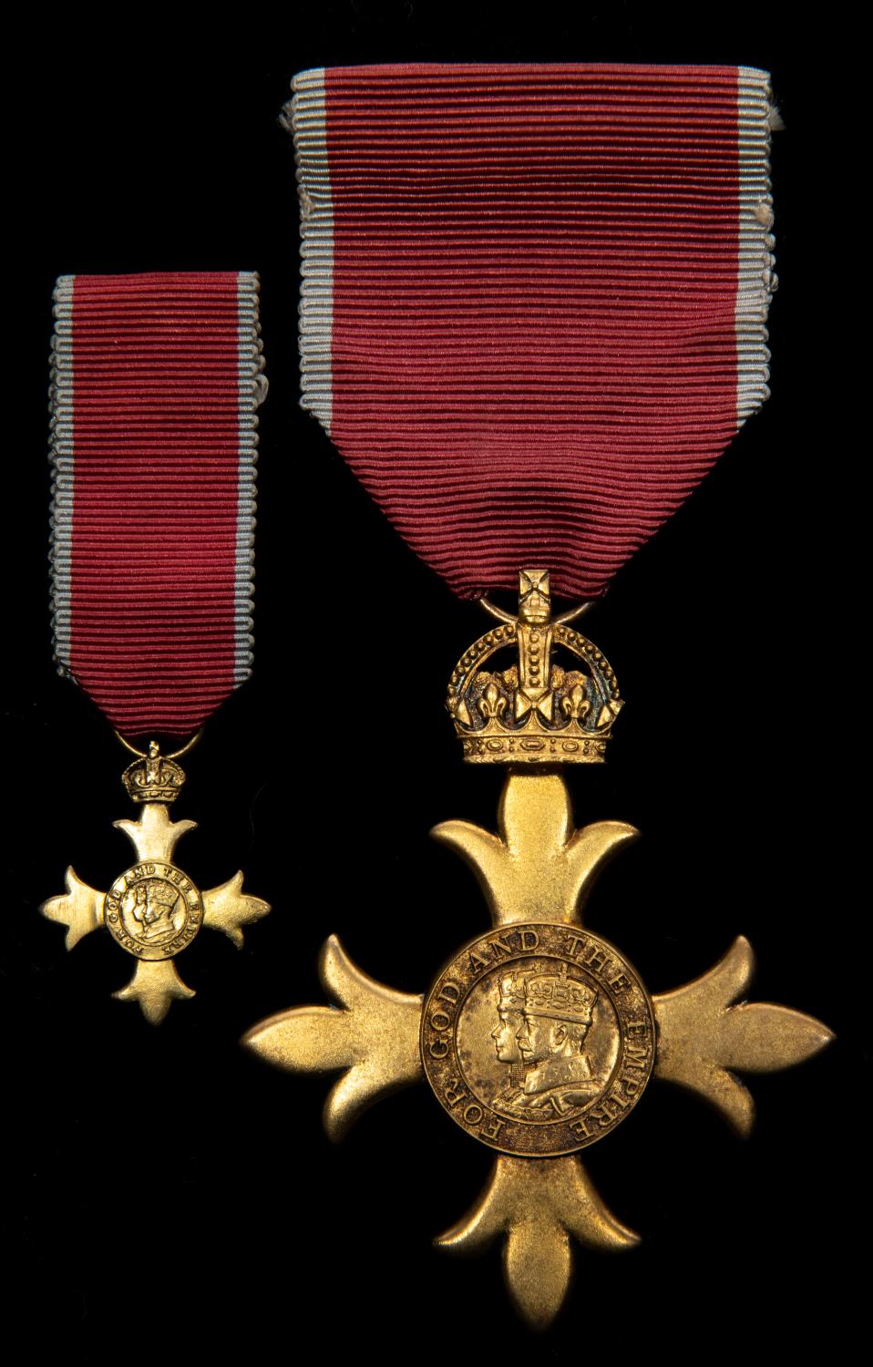 Family Group. OBE 2nd type Civil, with miniature in case of issue, GVF (this was awarded to Oscar - Image 2 of 9