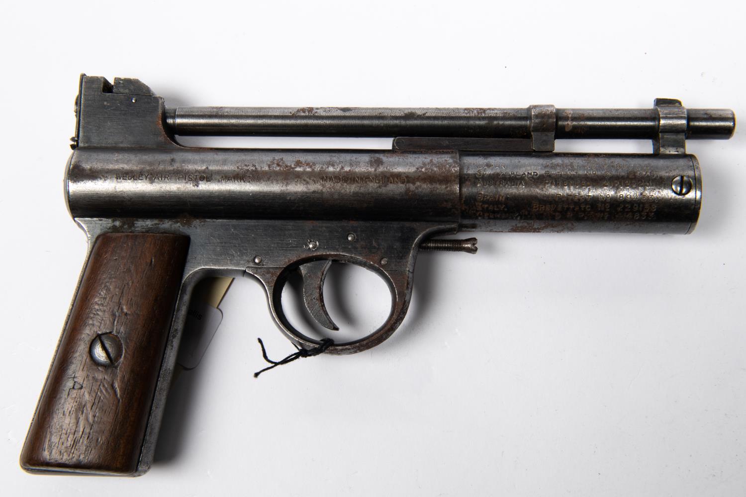 A pre war .177” Webley Mark I air pistol from the first year of production (1924), number 47428, - Image 2 of 3