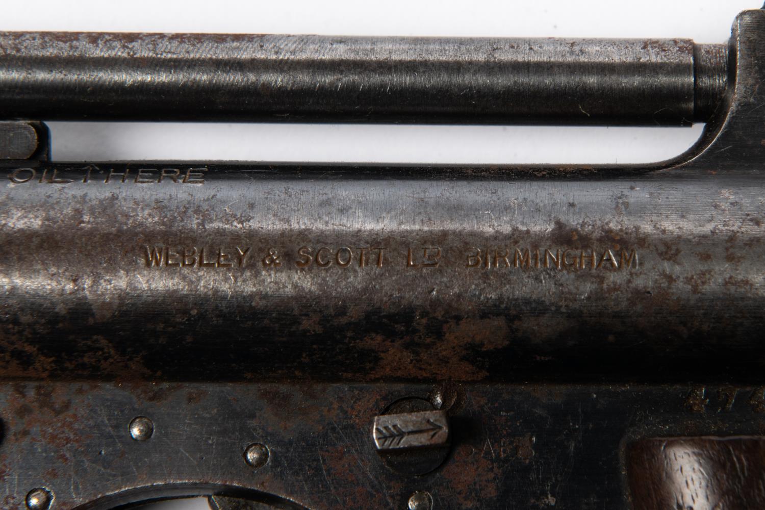 A pre war .177” Webley Mark I air pistol from the first year of production (1924), number 47428, - Image 3 of 3