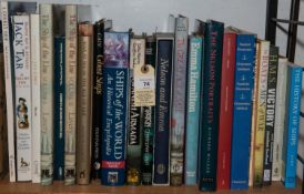 22 books on ships, Nelson and the Navy, including “The Ship of the Line” by Lavery, 2 volumes, 1983;
