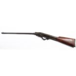 A .177" Gem air rifle, half octagonal barrel 18½", stamped "Gem" and "MANUFACTURED IN GERMANY",