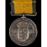 Duke of Lancaster's Own Yeomanry Cavalry stuck medal for Carbine prize, obverse: crowned crest