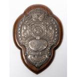 Cape Colony National Rifle Association prize shield (as previous lot), also bearing Mappin & Webb