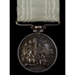 22nd (Cheshire) Regiment of Foot silver struck Order of Merit 1820, obverse: King George III