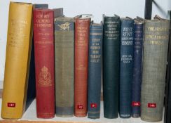 Nine volumes on the Yeomanry: "South Notts Hussars" by Fellows and Freeman, 1928, with