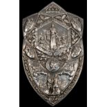 The Elcho Challenge Shield shooting award as lot 147 reverse engraved "1891 Elcho Shield Won by