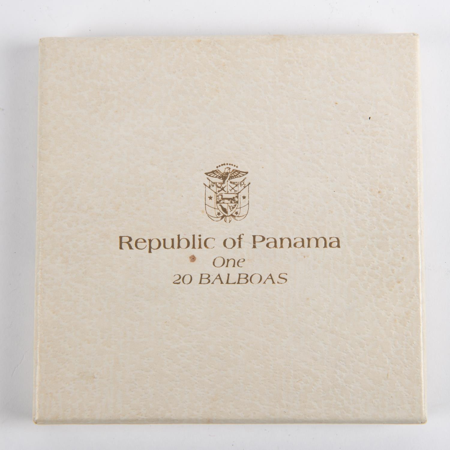 Republic of Panama AR 20 Balboas 1974 Proof coin, Unc in original box. Seychelles AR 25 Rupees for - Image 3 of 3