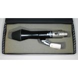 An AKG D202 dynamic microphone with case and mount. Condition - appears to be working, general