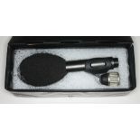 A Beyerdynamic M201 microphone with case and mount. Condition - appears in working order,