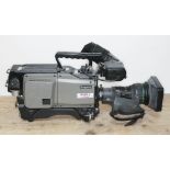 An Ikegami HK-399PW digital tape video camera with Canon BCTV lens. Condition - not tested.