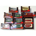 Approx. 20 boxed Exclusive First Edition die-cast model buses.