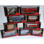 Approx. 20 boxed Exclusive First Edition die-cast model buses.