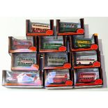 Approx. 20 boxed Exclusive First Edition die-cast model buses.