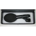 A Beyerdynamic M201 microphone with case and mount. Condition - appears in working order,