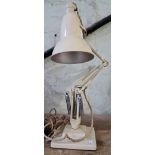 A Herbert Terry & Sons Anglepoise lamp with double stepped base.