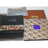 Four Royal Mail Year Books, Special Stamps Collection 1987 and 1990 in deluxe albums, 1997 and