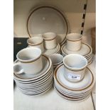 Stoneware tea and dinner wares approx 36 pieces, Mountain Wood collection, Japan