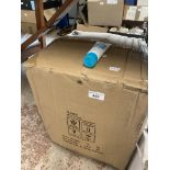 A box of 300 X 50ml travel size tubes WellaB hand sanitiser