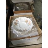 2 boxes of Colclough china - each containing 4 cups and saucers - appear unused