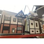 2 large vintage doll houses with accessories