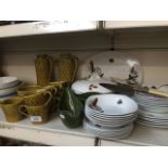 A Mid Winter tea service and a Burleigh Ware 1970s coffee service.