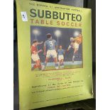 A Subbuteo Table Soccer set, 'Continental' club edition