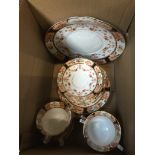 A vintage teaset Diamond china, appx 19 pieces