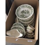 Approx 28 pieces Masons Ironstone dinnerware - Manchu design