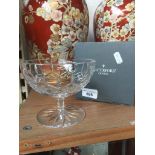 A Waterford Lismore crystal candy dish