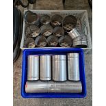 2 boxes of stainless steel flue pipes