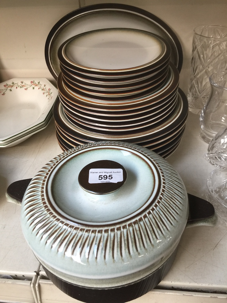 Denby Rondo dinner wares, approx 19 pieces