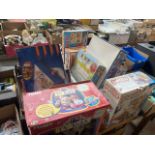 A quantity of boxed games and toys - 2 boxes and some boxed toys.