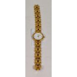 A gold plated ladies Rotary wristwatch