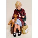 A Royal Doulton Children of the Blitz figure The Girl Evacuee designed by Adrian Hughes HN3203.