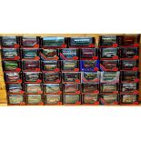 Approx. 41 boxed Exclusive First Edition die-cast model buses/coaches.