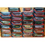 Approx. 27 boxed Exclusive First Edition die-cast model buses/coaches.