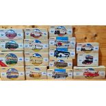 Approx. 15 boxed Corgi die-cast model buses/coaches & 1 fire engine.