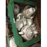 Wedgwood Lichfield tea set - 23 pieces including teapot