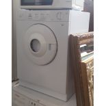 An Indesit tumble dryer.