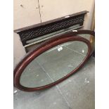 4 oval and 2 rectangular mirrors