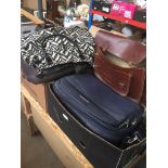 2 boxes of bags and handbags including school leather satchel, etc.