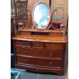 A French cherrywood dressing table by Brigitte Forestier for John Lewis.