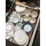 Assorted tea wares including Wedgwood Tuscany Collection, Colclough and Duchess