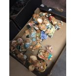 Box of Pendelfin figures