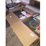 4 boxes of books.