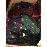 A box of sports ties