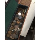 A box of old coins, mainly UK, appx 2.5kg