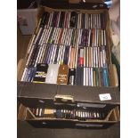 Two boxes of mainly classical CDs